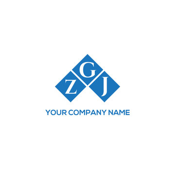 GZJ letter logo design on white background. GZJ creative initials letter logo concept. GZJ letter design.
