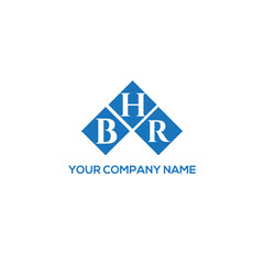 HBR letter logo design on white background. HBR creative initials letter logo concept. HBR letter design.
