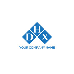Fototapeta premium HDX letter logo design on white background. HDX creative initials letter logo concept. HDX letter design. 