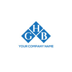Fototapeta premium HGB letter logo design on white background. HGB creative initials letter logo concept. HGB letter design. 