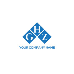 HGZ letter logo design on white background. HGZ creative initials letter logo concept. HGZ letter design.
