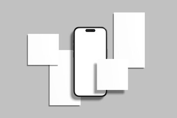 Social Media Post Blank Mockup