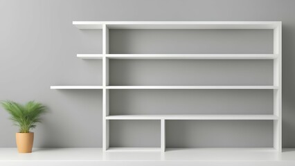 empty shelf with shelves