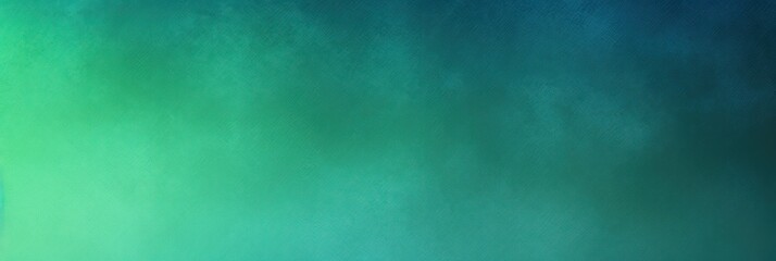 Fototapeta na wymiar Blue-Green gradient background grainy noise texture