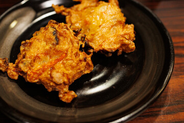 郷土料理　手作りごぼう天