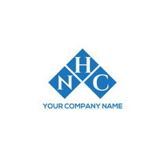 HNC letter logo design on white background. HNC creative initials letter logo concept. HNC letter design.

