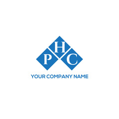 HPC letter logo design on white background. HPC creative initials letter logo concept. HPC letter design.
