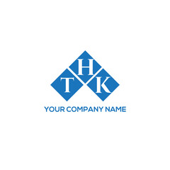 HTK letter logo design on white background. HTK creative initials letter logo concept. HTK letter design.
