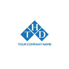 HTD letter logo design on white background. HTD creative initials letter logo concept. HTD letter design.
