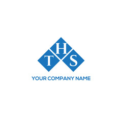 HTS letter logo design on white background. HTS creative initials letter logo concept. HTS letter design.
