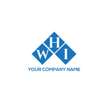 HWI letter logo design on white background. HWI creative initials letter logo concept. HWI letter design.
