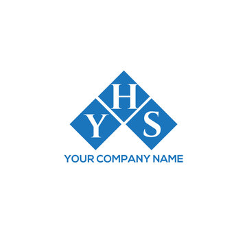 HYS letter logo design on white background. HYS creative initials letter logo concept. HYS letter design.
