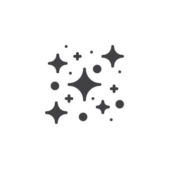 Magic stars vector icon - obrazy, fototapety, plakaty