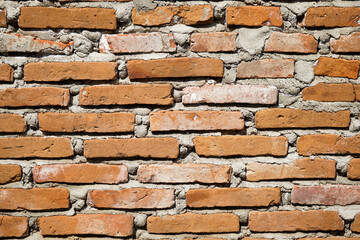 Obraz premium red brick walls arranged crosswise
