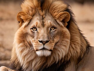 Photo Of Lion With A Serene Expression