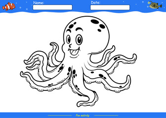 Lets color it Octopus