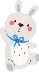Bunny Animal With Bow