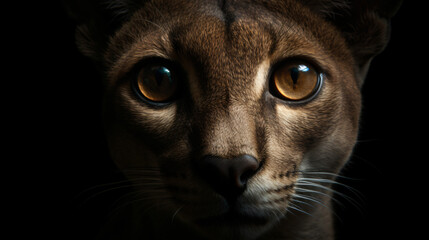 the wise eyes of a fossa