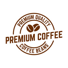 Coffee, Coffe Shop, Cafe Logo Design Vector on white background - obrazy, fototapety, plakaty