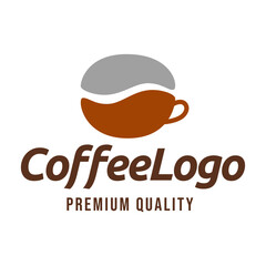 Coffee, Coffe Shop, Cafe Logo Design Vector on white background