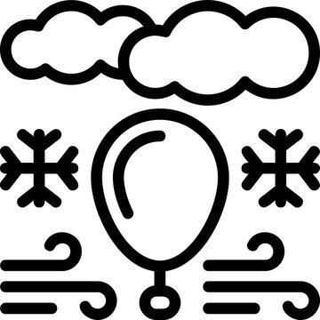 Weather balloon Icon