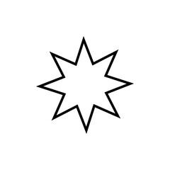 Sunburst icons vector. Starburst badges symbol. Price sticker illustration sign. Design elements for promo, adds and offers. 