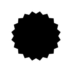 Sunburst icons vector. Starburst badges symbol. Price sticker illustration sign. Design elements for promo, adds and offers. 