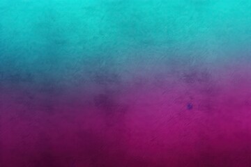 Fototapeta na wymiar Magenta-Turquoise gradient background grainy noise texture