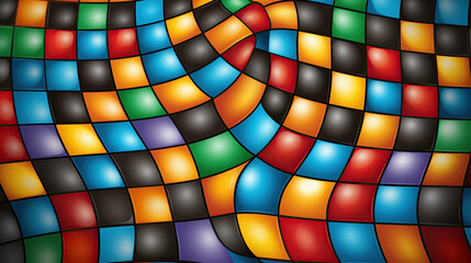 Fototapeta premium A Vibrant Abstract Painting