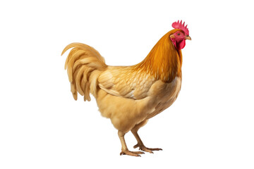 Chicken Portrait Isolated On Transparent Background