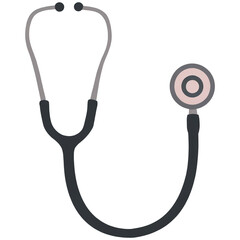 stethoscope isolated on white
