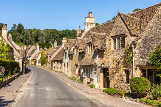 Castle Combe, Cotswolds, Gloucestershire, England, UK