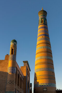 Uzbekistan, Khiva, the  Islam Khodja  minaret