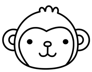 monkey,mammal,animals,animal kingdom,wildlife,primate,zoo,wild life,nature,face,safari,baby animal,animal,wild animals,jungle,icon,fowl symbol,kids animal
