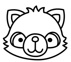 raccoon,mammal,animals,animal kingdom,wildlife,ZOO,face,zoo,safari,baby animal,wild life,animal,wild animals,jungle,icon,fowl symbol,kids animal