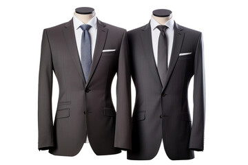 Two Piece Suit Isolated On Transparent Background