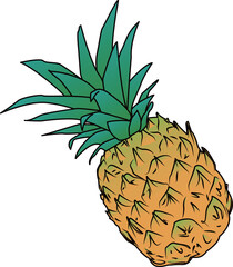 パイナップル（pineapple）(eps)