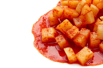 Daikon Kimchi. Tasty and spicy