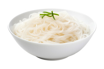 Rice Noodles Isolated On Transparent Background