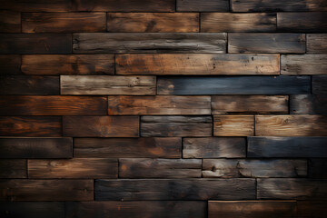 wood wall texture , wooden background ,Beautiful Abstract , brick Texture Banner With Space For Text. Ai
