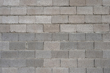Fototapeta premium Stone wall. Brick fence. Background from gray building wall. Brick texture. Building stone pattern. Stone background. Wall of gray bricks. Brick backdrop. Wallpaper, decoration.