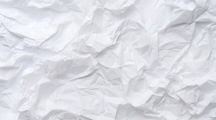 Obraz premium Crumpled white paper