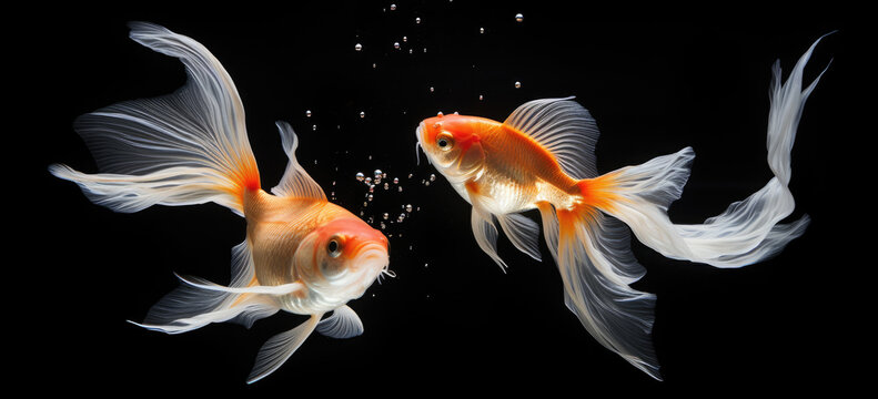 goldfish in water - Powered by Adobe