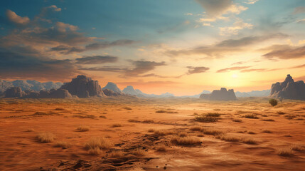 Desert landscape wallpaper