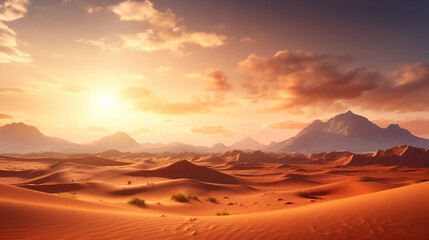Desert landscape wallpaper