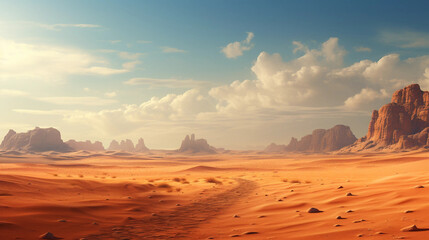Fototapeta na wymiar Desert landscape wallpaper
