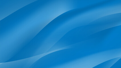 Naklejka premium 3D Light Blue Abstract Wavy Line Pattern