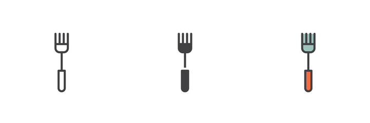 Fork different style icon set