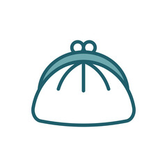 purse icon vector design template simple and clean