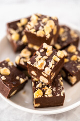 Chocolate hazelnut fudge